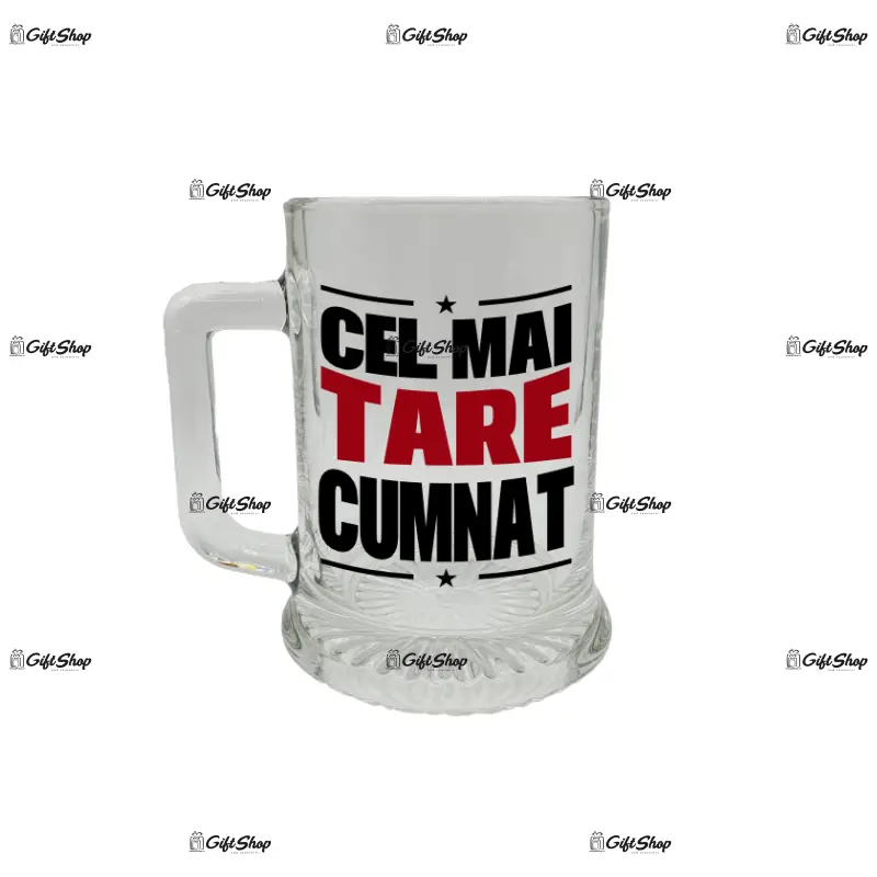 Cel mai tare cumnat, halba cu mesaj